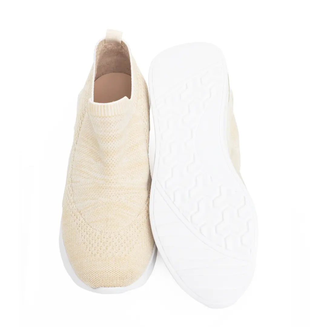 Chic Knit Slip-On Wedge Sneaker